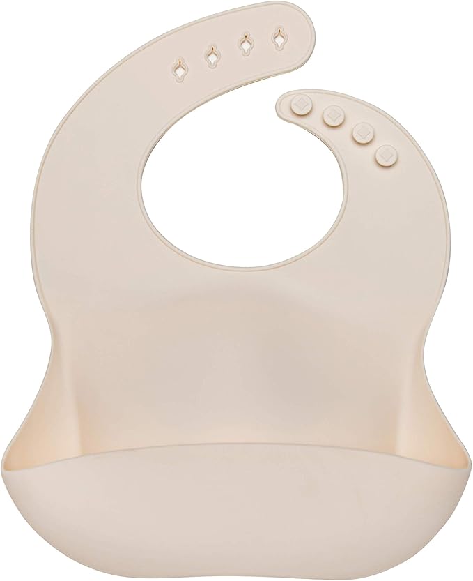 Loulou Lollipop Soft, Waterproof Silicone Feeding Bib