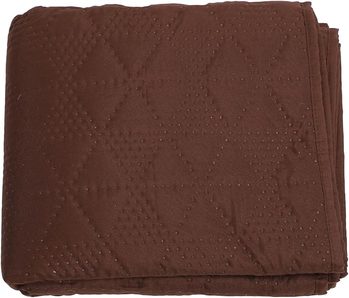 Dog Bed Cover, Pet Sofa Protector with Non Slip Bottom, Double Sided TPU Blanket for Couch Furniture, Brown Washable Cover for Dogs and Cats (52x82inch)