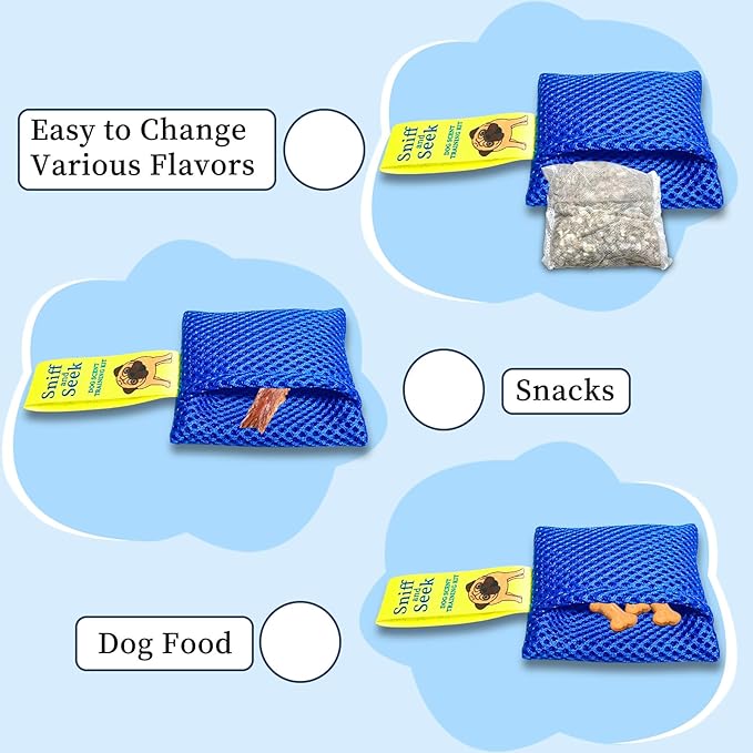 Dog Scent Training kit, Brain Games, Hide and Seek Toys, Metal Stimulation Games - Fun Nose Work for Dogs, Sniff and Seek Sniffing Toys, Dog Nosework, Scent Work Kit for All Ages