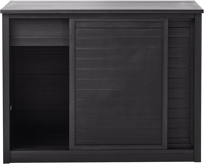 New Age Pet ECOFLEX Medium Reptile Enclosure with Matching Cabinet Stand Set in Black