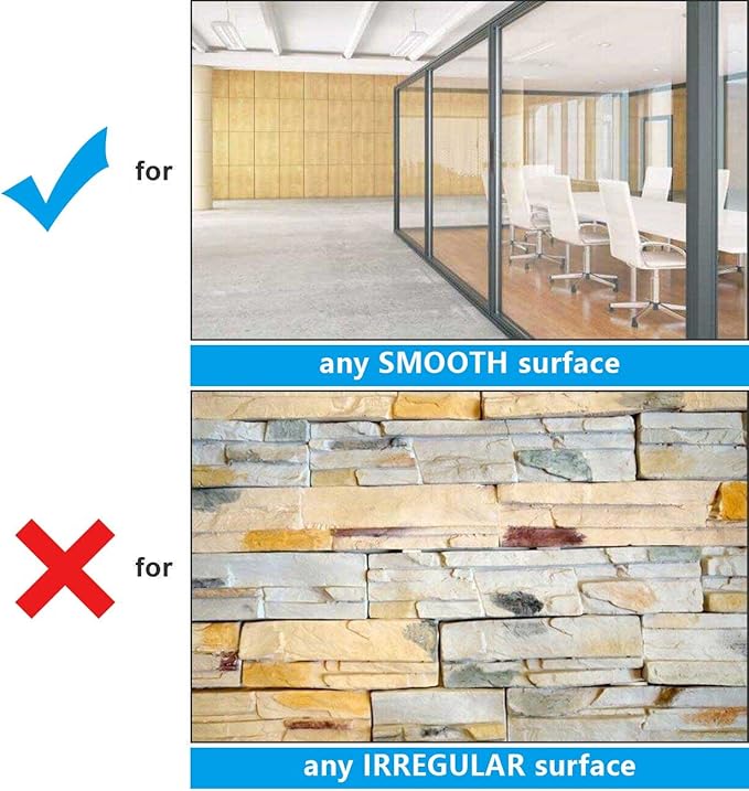 AFMAT Whiteboard Sticker, 36" x 24" Dry Erase Wallpaper, Stain-Proof & Super Sticky, No Ghost After 60 Days, Peel and Stick White Board Adhesive Paper Roll for Home/Office/Classroom, 3 Markers