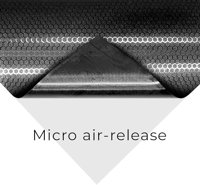 VViViD+ Honeycomb Matte Black Small Pattern Car Wrap Vinyl (3ft x 5ft)
