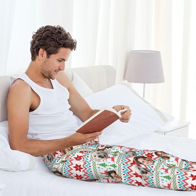 Personalized Pajama Pants For Men Women Custom Pajama Pants With Face Custom Face Pajamas Funny Customized Gifts