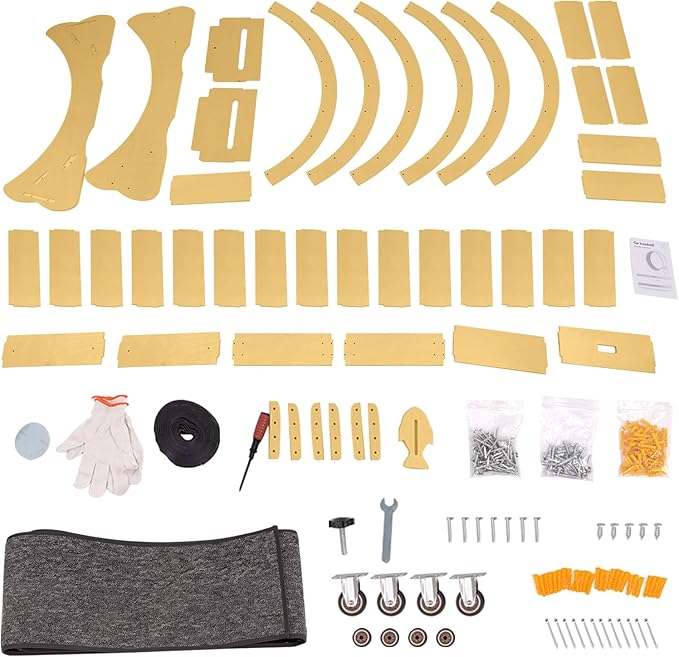 Cat Exercise Wheel, Cat Treadmill for Indoor with Fish-Shaped Clasp & Hook and Loop Fastener Capacity 50Kg/ 110.23Lbs Runway 30.5Cm/ 12 Inch for 11.02-16.53Lbs Small Dogs (Original Wood Color)
