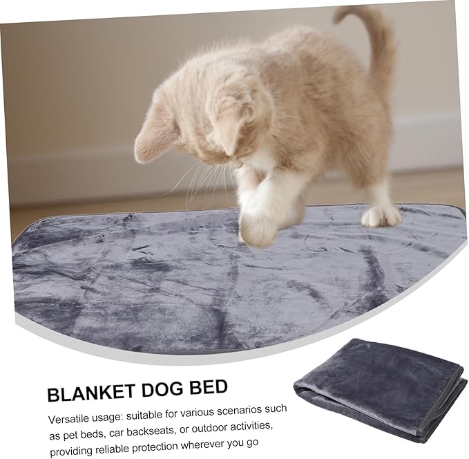 Hemoton Pet Blanket for Large Dogs Warm Cozy Reusable Sofa Bed Car Dog Throw Blanket