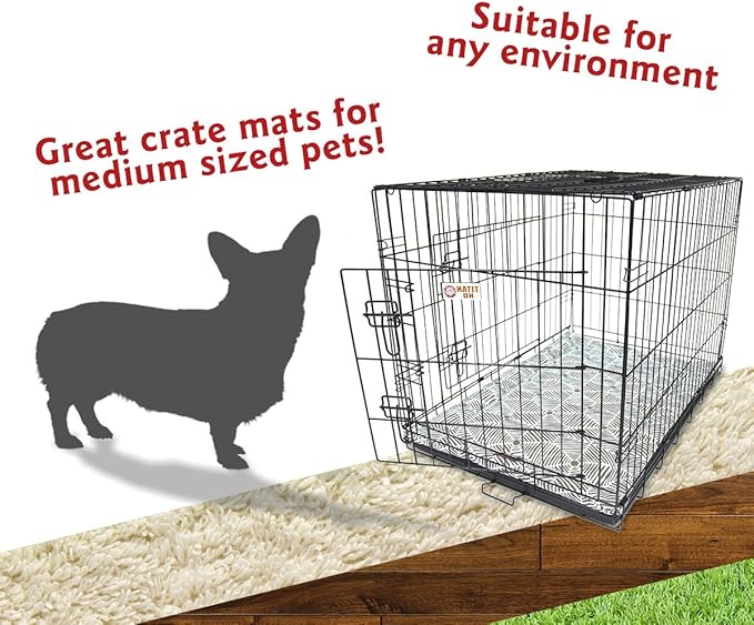 36" Charlie Metallic Crate Dog Bed Mat By Majestic Pet Products