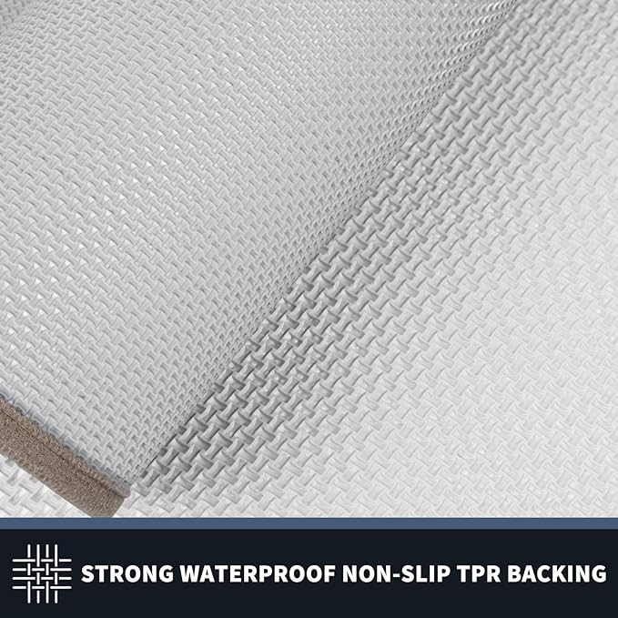 PURRUGS Dirt Trapping Door Mat 24" x 60", Non-Slip Machine Washable Entryway Rug