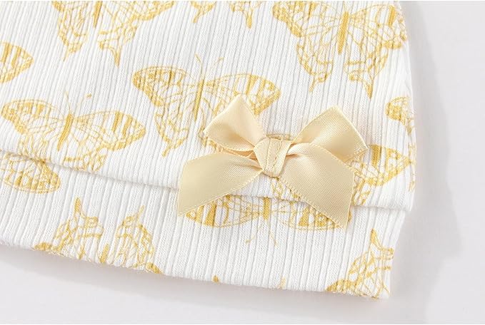 Cute Baby Girl Hats Mittens Set 10-Pack New Born Boy Caps Gloves Suit 0-6 Months Infant Accessories
