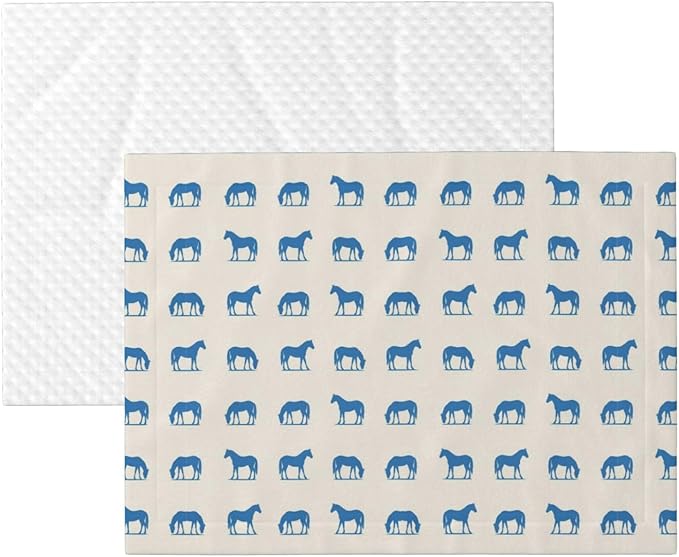 Reversible Dog Blanket for Beds Couches, Abstract Horse, Double Sided Cat Blanket with Textured Dot Feel and Smooth Feel for Seasonal Comfort All Year
