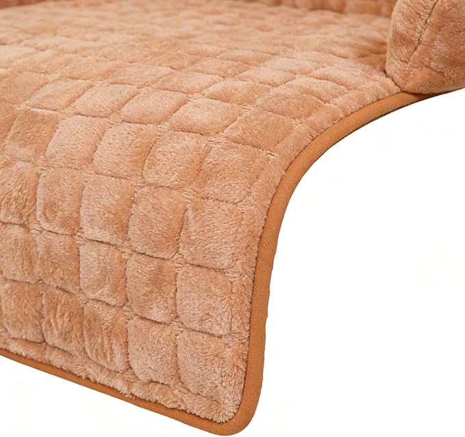 Pet Couch Cover - U Shape Protective Washable, Soft Pet Bed Sofa Protector for Cats, Kittens, Puppies for Indoor Home Living Room Apartment, Car, Camping, Travel Bed and Furniture Protection