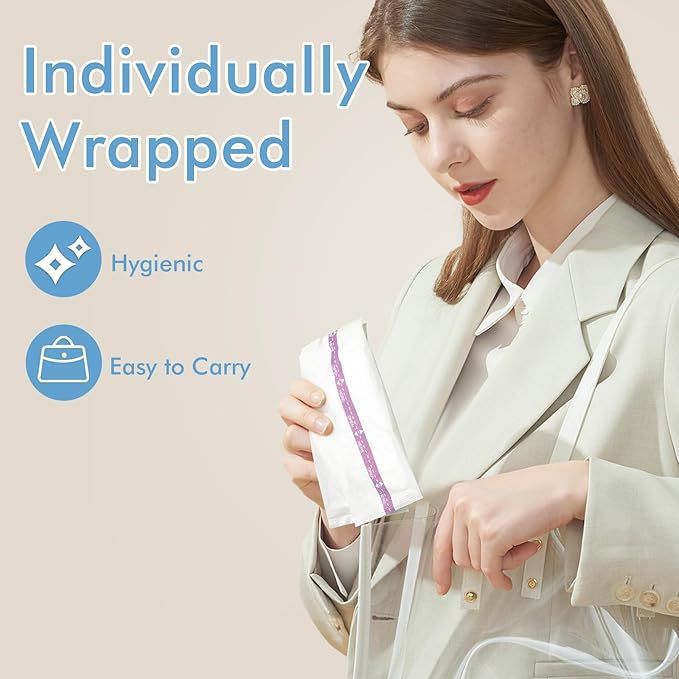 NCVI Super Absorbent Disposable Nursing Pads 180 Count, Stay Dry Breast Pads for Leaking Milk, Soft and Breathable, Leakproof Nipple Pads Individually Wrapped, Breastfeeding Essentials for Moms
