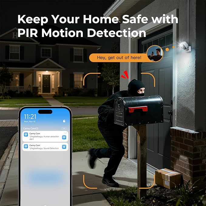 2K Cameras for Home Security,Indoor/Outdoor Security Camera for Baby/Elder/Dog/Pet,Outdoor Security Camera Indoor,Plug&Play,Color Night Vision, 2-Way Audio,24/7,Card Storage,Compatible with Alexa