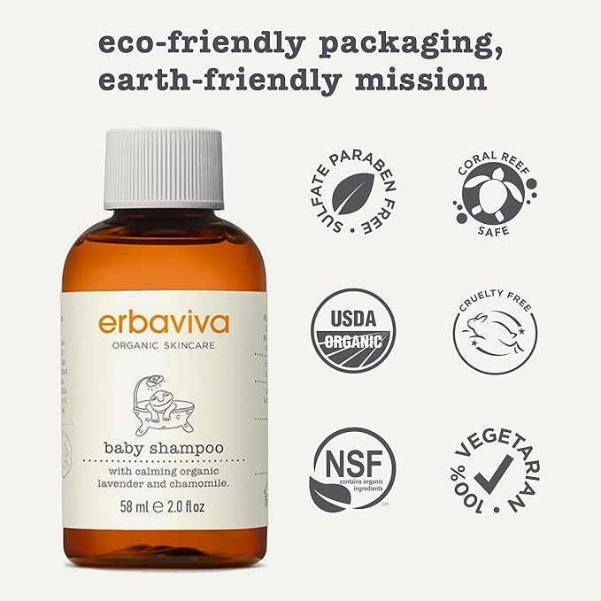 erbaviva Baby Shampoo, 2 Fl Oz