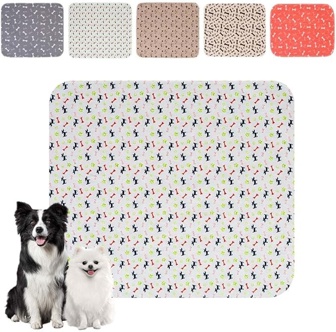 Puppy Pads for Dogs, 2026 New Washable Puppy Pads with Pheromones, Pee Pads for Dogs & Cats, Durable Leak-Proof & Anti-Slip Pet Training Pads for Home & Travel, Reusable (White, 27.6" x 31.5")