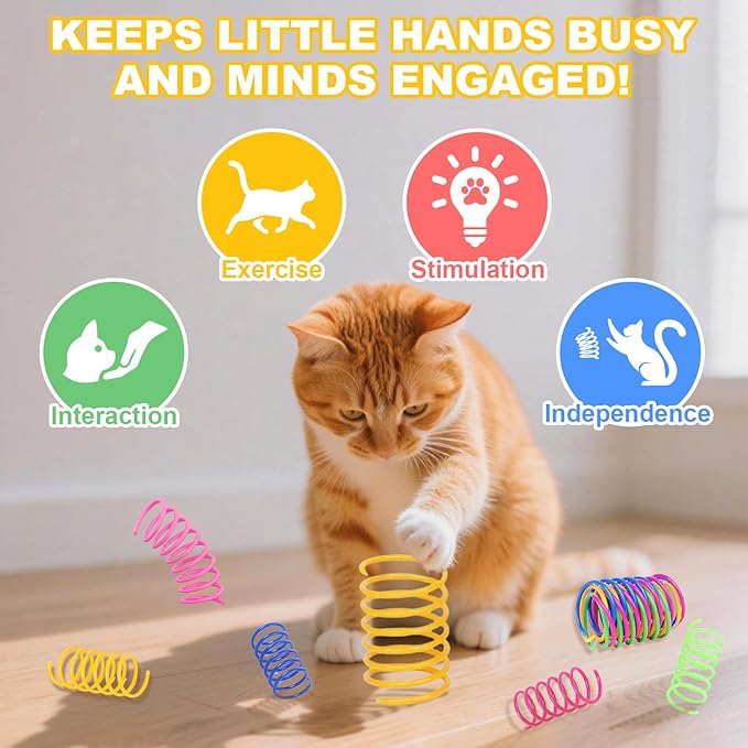Interactive Cat Toys Ball for Indoor Cats,Automatic Cat Toy with Elastic Mesh Tail,Rechargeable Rolling Kitten Toy,Cat Enrichment Toys for Indoor Cats (RedBlue1, Cat Toy Ball)