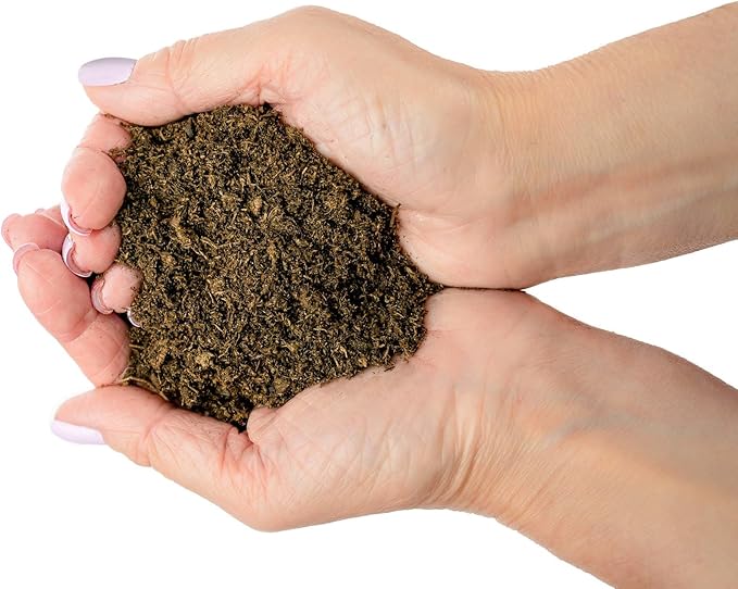 Premium Natural Sphagnum Peat Moss - Gardening Soil Amendment and Carnivorous Plant Soil Media by Gardenera (5 Quart Bag)