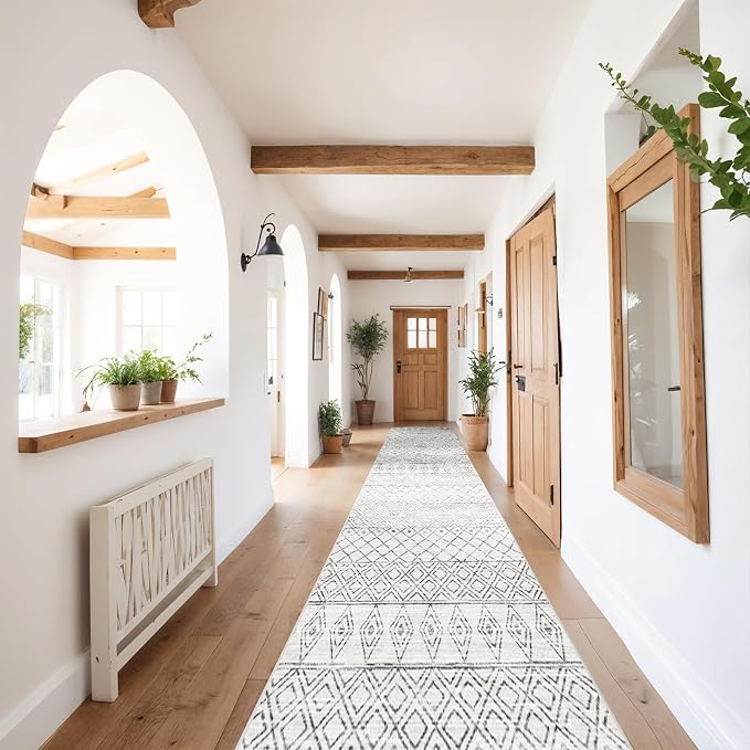 2'6"x12' Hallway Runner Rug Washable