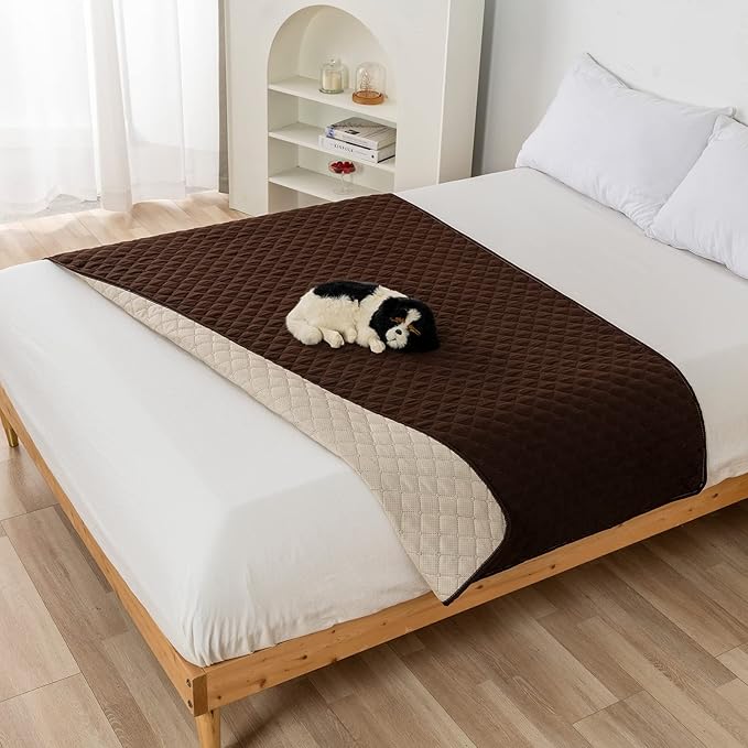 Waterproof Dog Bed Cover,Pet Blanket for Couch Furniture Bed Sofa,Reversible Soft Protector,Washable Covers