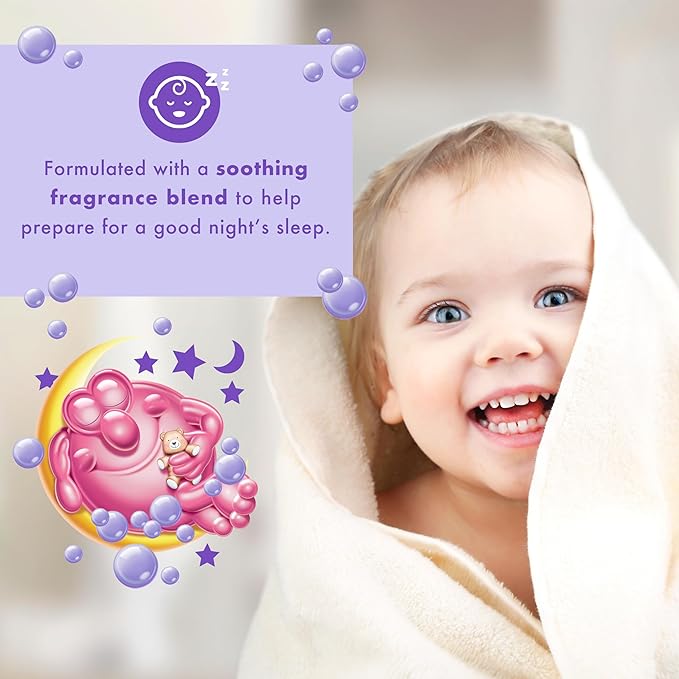 Mr. Bubble Calm and Sleep 3in1 Bubble Bath, Body Wash & Shampoo, 16 oz., Pack of 4