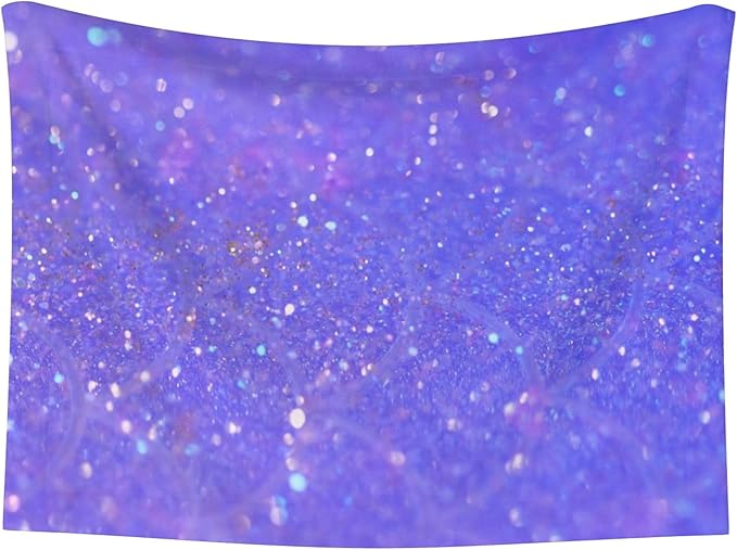 Waterproof Dog Blanket Soft Pet Blanket for Puppy Cat, Fleece Cat Throw Blankets for Furniture Bed Couch Sofa Reversible - Purple Glitter 2