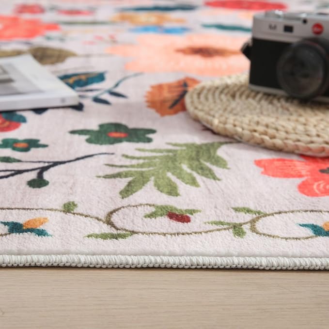 Rugcomf Washable Kitchen Runner 2'7"x12'
