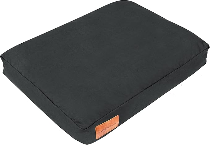 WHITEDUCK Dog Bed Cover (Black) 35" Lx20 Wx4.3 th (M)