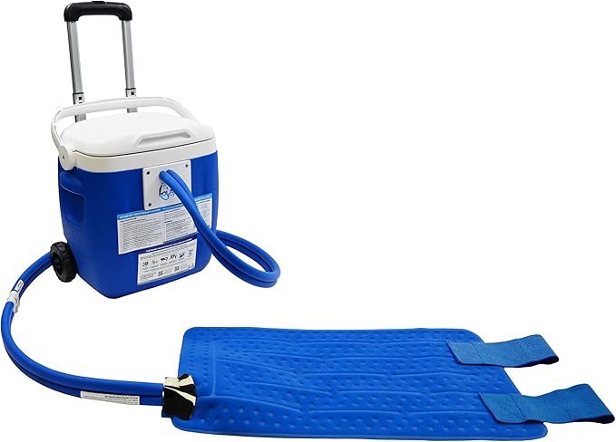 Polar Products Active Ice® 3.0 Large Universal Rectangular Pad Cold Therapy System with Programmable Digital Timer,16 Quart Cooler, Quiet Pump, Strong Cryotherapy Pain Relief Treatment