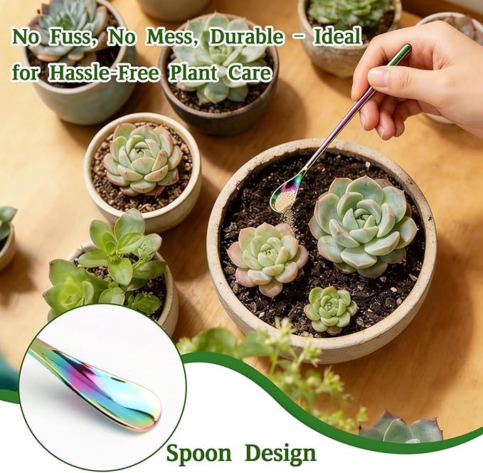 OLIISS Stainless Steel Reptile Feeding Tongs and Spoon Set - 10.6" Straight & Curved Tweezers for Aquariums & Crafts - Feeder Tools for Bearded Dragons & Lizards - Terrarium Tank Supplies