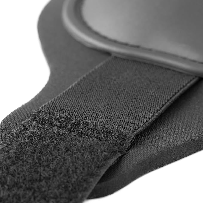 HORZE Chicago Fetlock Rear Boots | Lightweight, Adjustable, Jumping Horse Boots (Pair) - Black - Horse