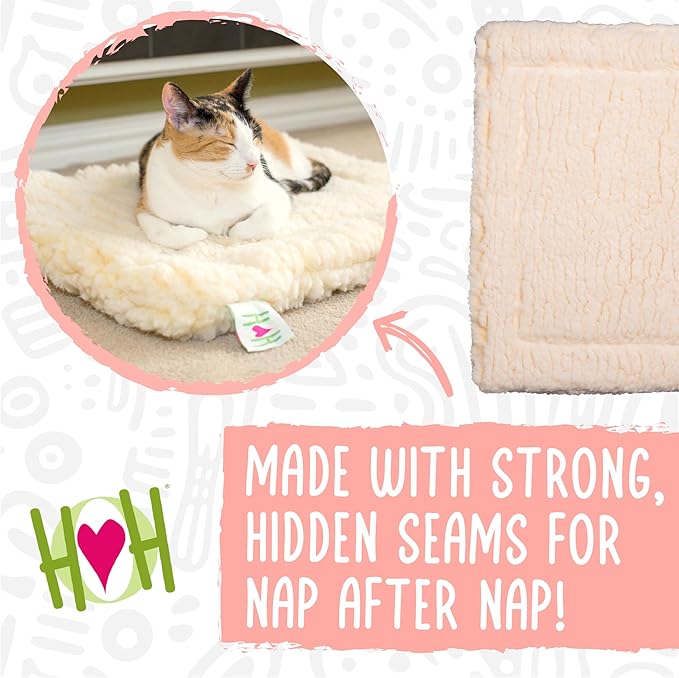 HuggleHounds Mat Cat & Dog Bed - Crate Pads for Dog Cages, Machine Washable Kennel Bed for Sleeping, Small & Medium Size Breeds - Small, 23" x 30"
