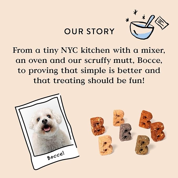 Bocce's Bakery Salmon Cookie + Bac’n Nutty Biscuit Dog Treat Bundle – Natural, Wheat-Free Biscuits and Soft & Chewy Cookies Made with Real Ingredients and Baked in The USA – 2 Pack Bundle