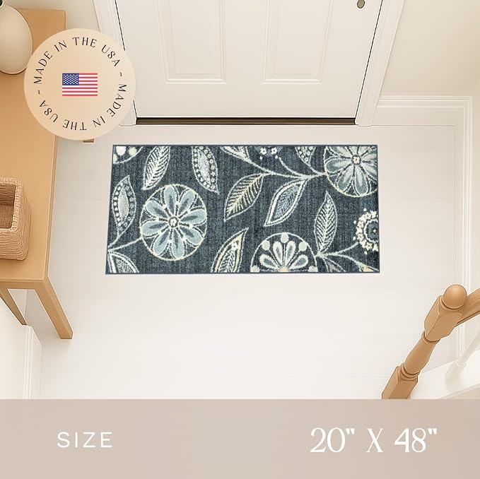 Maples Rugs Reggie Floral Runner Rug