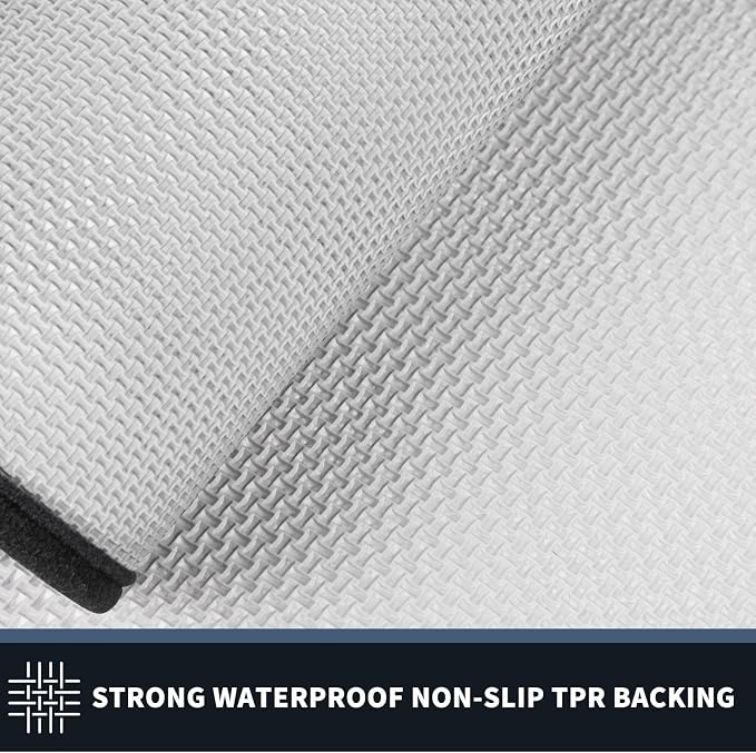 PURRUGS Dirt Trapping Door Mat 24" x 84", Non-Slip Machine Washable Entryway Rug