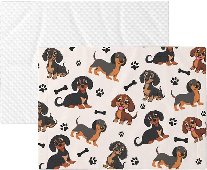 Dachshund Throw Blanket - Cute Dachshunds Dog Blanket for Pet Puppy Blankets 30x20 for Couch Sofa Bed