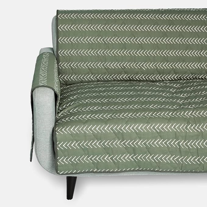 Molly Mutt 3-Seater Non-Slip Furniture Protector and Couch Cover for Dogs & Pets – Durable 100% Cotton Canvas and Non-Toxic Materials - 70” Wide x 78” Long