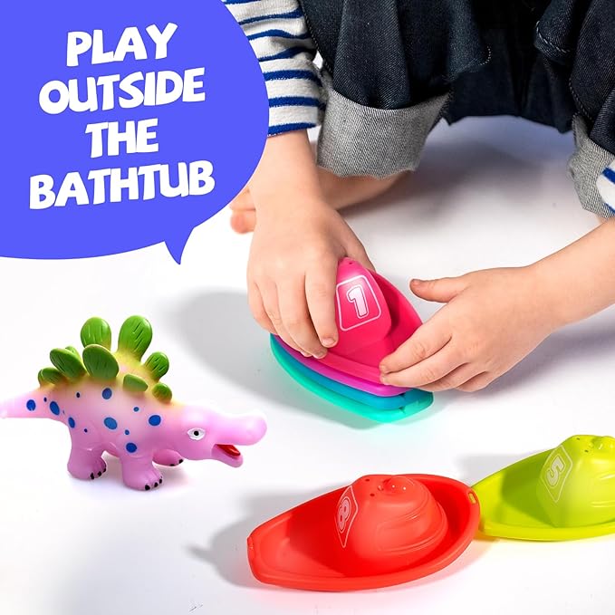Hely Cancy Mold Free Bath Toys for Toddlers 18 Month