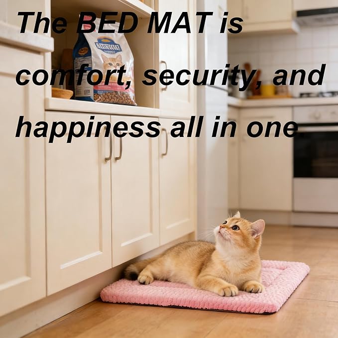 Dog Bed Mat - Reversible Dog Crate Bed Mats, Soft & Breathable Kennel Pad, Durable Crate Bed for Small Medium Large Dogs & Cats