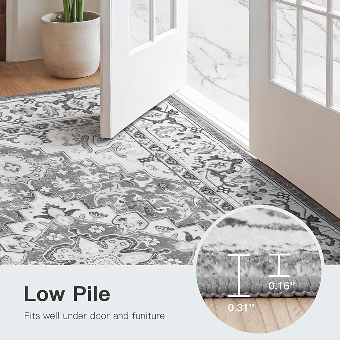 Lofus 6x9 Area Rugs for Living Room, Washable Area Rug, Rugs for Bedroom