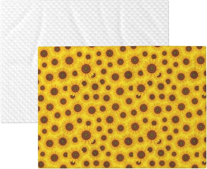 Reversible Plush Dot Pet Blanket for Dogs and Cats, Beautiful Sunrise Sunflower Art, Ultra Soft Two Sided Design with Warm Fuzzy Side and Smooth Side for Comfort