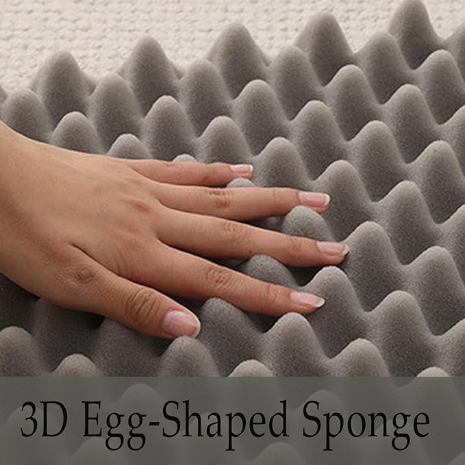 Dog Beds Medium Large Size Dog, Calming Dog Bed with Removable Washable Cover, Waterproof Lining and Nonskid Bottom(Dark Gray,S)