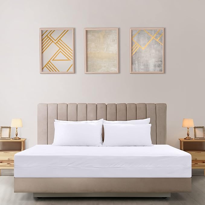 Utopia Bedding Zippered Mattress Encasement Queen Size (Pack of 10), 100% Waterproof, Dust Mite and Bed Bug Proof Mattress Protector, Absorbent 6-Sided Mattress Cover