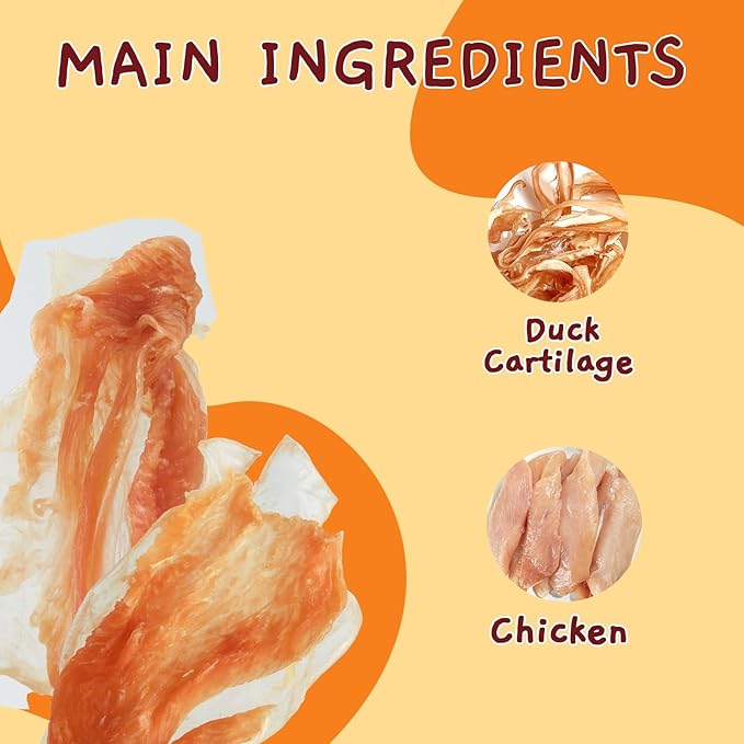 Jungle Calling 21 Count Dog Treats, Chicken Wrapped Bones, Rawhide Free Chews Made with Real Meat and Duck Cartilage, Jerky Dogs Treats Chewy Snacks