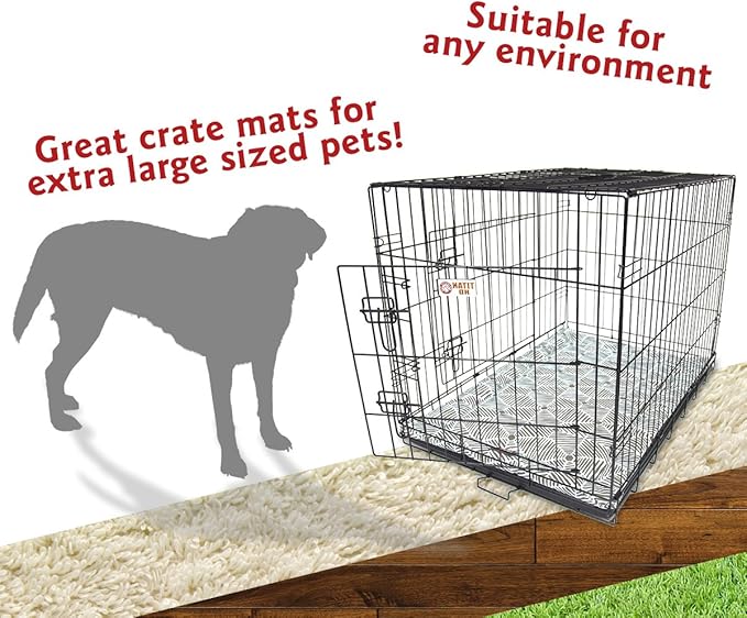 48" Charlie Metallic Crate Dog Bed Mat By Majestic Pet Products