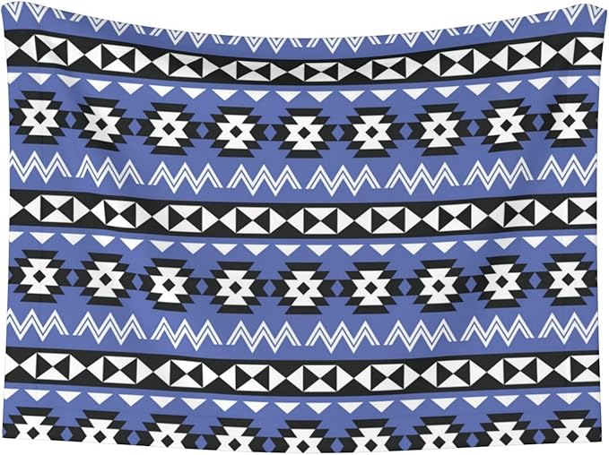 Pet Blanket for Couches and Beds, Tribal Ethnic Aztec Native American Decor, Reversible Double Sided Plush Design with Soft Bumpy Texture and Smooth Surface, Furniture Protector