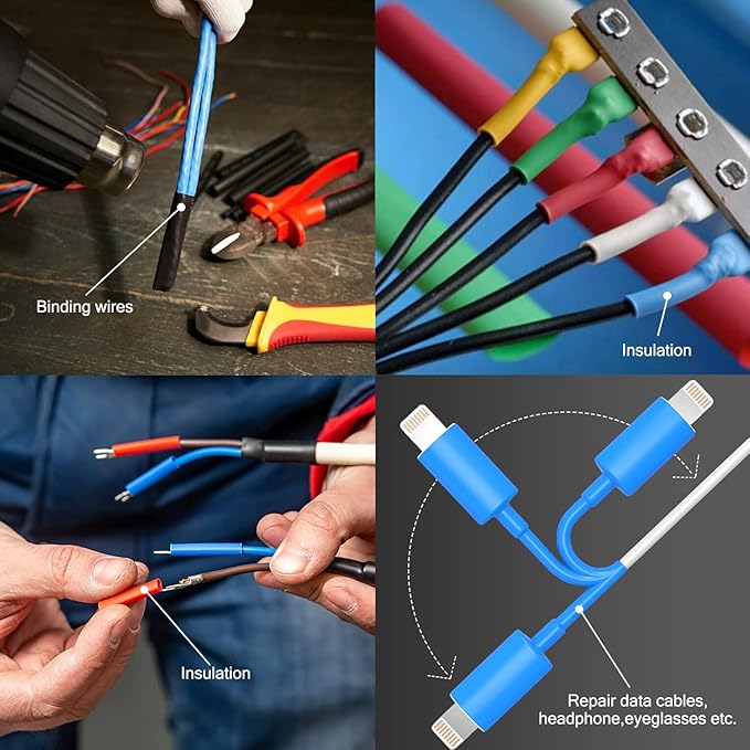 Chanzon 3:1 Ratio - 80ft Roll - Heat Shrink Tubing 1-1/4" (30mm) - Marine Grade Waterproof Adhesive Lined - (25M Total Length) White Polyolefin Sleeving Wrap Shrinking 3 to 1 Ratio 1pcs