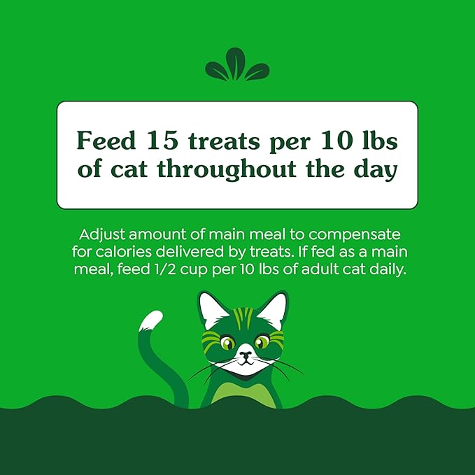 Greenies Feline Smartbites Skin & Fur Health Crunchy and Soft Cat Treats, Chicken Flavor, 16 oz. Tub