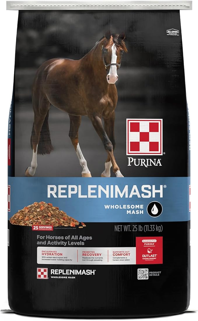 Purina | RepleniMash™ Product | for Horse Recovery | 25 Pound (25 LB)