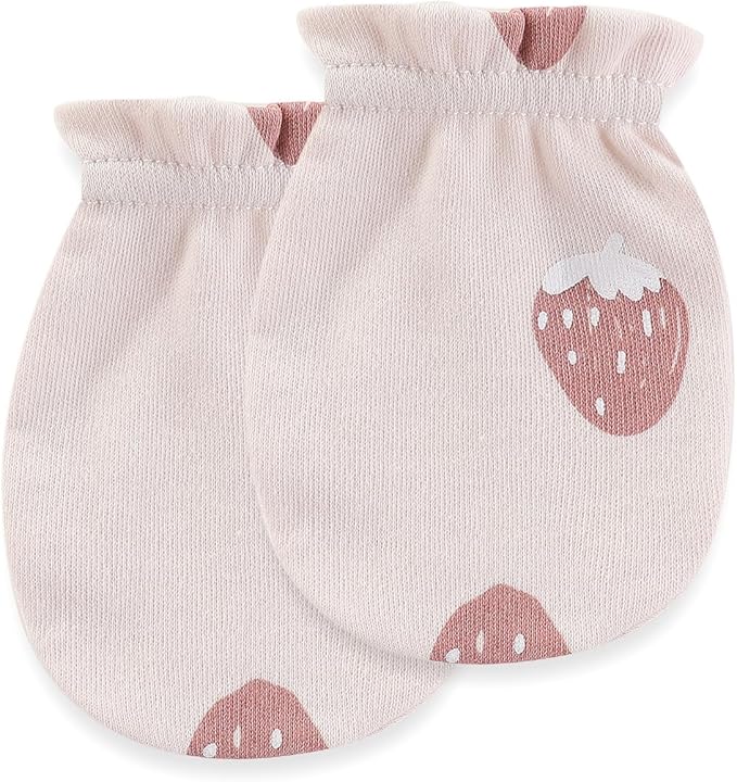 Newborn Baby Boy Girl Caps Mittens Socks Set Cotton Baby Essentials Accessories (Hats+Gloves+Socks)