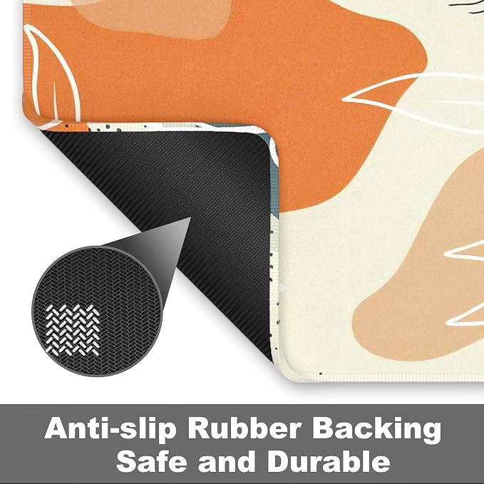 Rnivvi Front Door Mat, Heavy Duty Low Profile Anti-Slip Entryway Rug