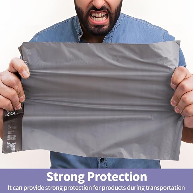 Dasen 200pc Poly Mailers 12x15.5 Inches,Shipping Envelopes Self Seal Mailers Bags Waterproof and Tear-Proof Packaging Bags, Shipping Bags for Clothing